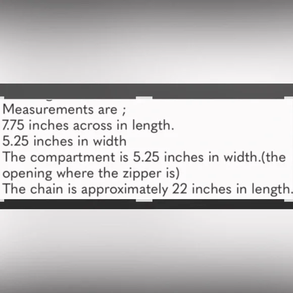 Small vintage  Italian black pattern leather bag with chain and crossbody - Picture 11 of 11